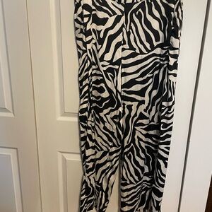 Lane Bryant Zebra Print Pullon Pants